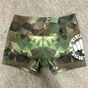 Feed Me Fight Me Workout Shorts